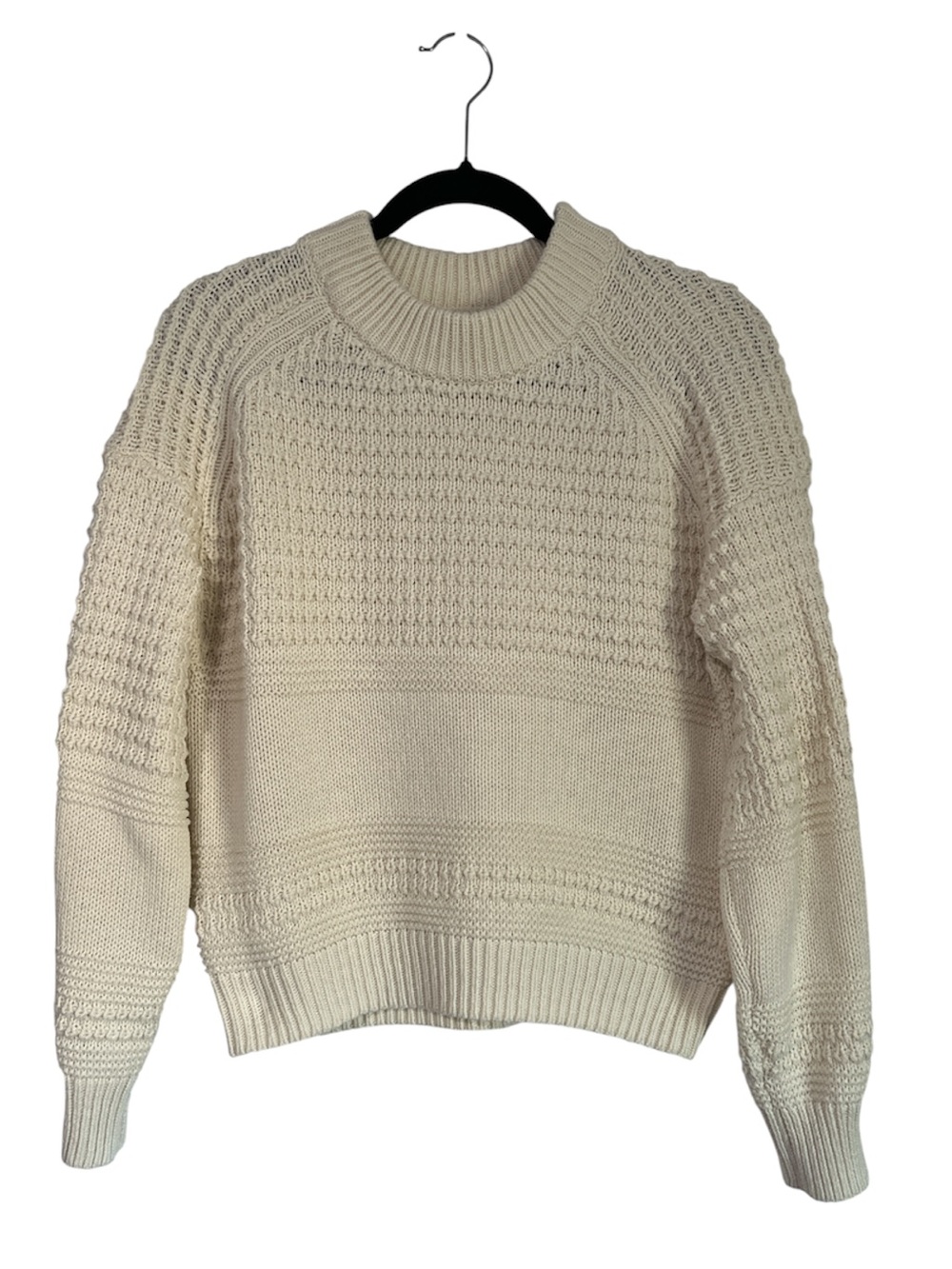 Universal Thread Cream Textured Crewneck Sweater - Picture 2 of 8